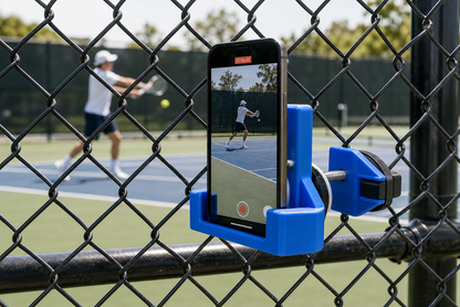 Tennis Fence Phone Mount